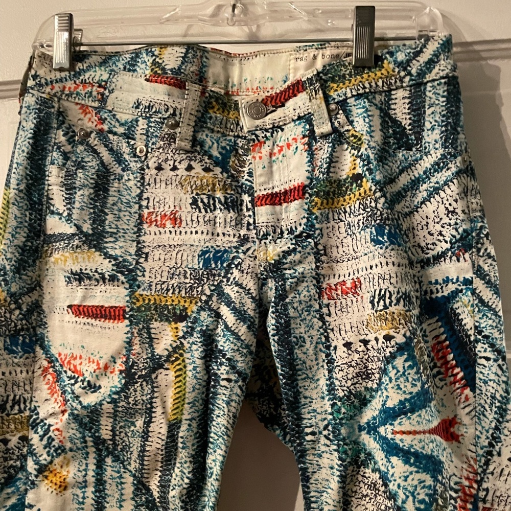Rag & Bone Jeans in “Paint Splatter” pattern